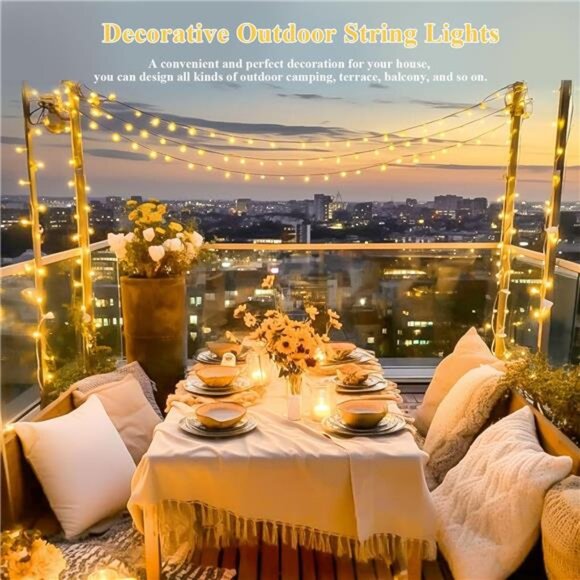 168FT 600 LED Christmas Lights Outdoor Waterproof 8 Modes Indoor Christmas - Picture 3 of 7